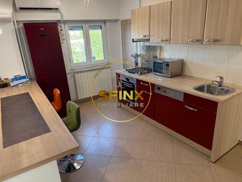 Burebista, Piata Alba Iulia, 3 camere renovat, bloc 92, 2 bai.